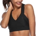 thumbnail image 3 of Yuyuzo Sports Bras for Women High Support Seamless Wireless Racerback Running Comfy Active Crop Tank Tops, 3 of 7