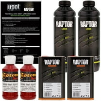 Raptor Blood Red Urethane Spray-On Truck Bed Liner & Texture Coating, 2 Liters