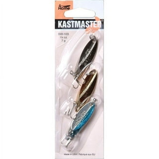  Acme Kastmaster Fishing Lure, Hammered Chrome, 1/8 oz. :  Sports & Outdoors