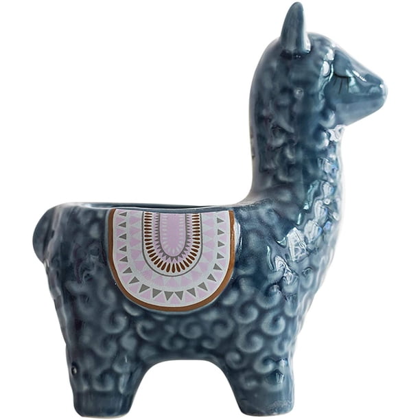 Maceta para Suculentas de Alpaca - Azul Oscuro Xemadio LRWJ890-4