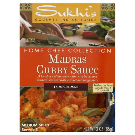 Sukhis Gourmet Indian Foods Sukhis Home Chef Collection Curry Sauce, 3 (Chefs Best Gourmet Foods)