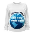 thumbnail image 3 of Hxshgdsn Womens Maternity Clothes Long Sleeves Crew Neck Pregnancy Sweatshirts Funny Tops With Graphic Printed White L, 3 of 6