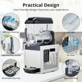 thumbnail image 3 of Commercial Slushy Machine,500W 12L Single Tank Frozen Drink Margarita Machine Smoothie for Snow Melts,Cocktails,Homes,Coffee Shop,Restaurants Black, 3 of 8