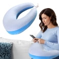 thumbnail image 2 of Adult Crocheting Pillow Ergonomic Reading Gaming Pillow, Skin-Friendly Teens Arm Rest Pillow, Ergonomic Arm Support Pillows for Crochet, Crafting, Knitting,Playing & Working, 2 of 10