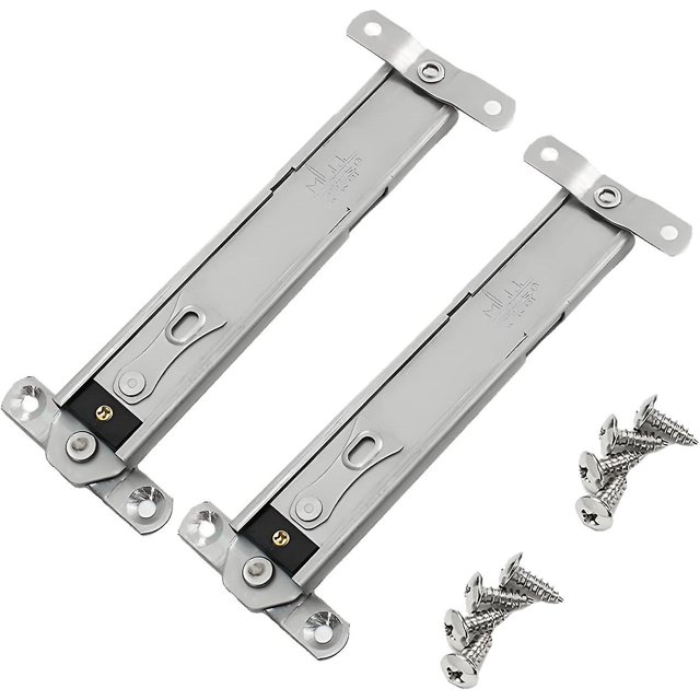 Bisagras para ventanas, tirantes para ventanas, soportes para ventanas, bloqueo para tirantes de ventana, varilla telescópica de una sola ranura para ventana superior, acero inoxidable, 1 par, 5,8 pu