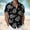 Black, variant on Palm Trees Hawaiian Shirts Summer Beach Wedding Party Vacation Tops Casual Short Sleeve Button Down Shirts Hawaiian Tropical Shirt Multicolor XXXL
