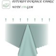 thumbnail image 3 of 60x84 Inch Turquoise Blue Rectangle Tablecloths Morandi Series Heavy Duty Washable Fabric Table Cloth Waterproof Durable Solid Table Cover for Kitchen Dining Party Buffet Home Picnic Wedding, 3 of 7