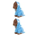 thumbnail image 2 of Shengyu Imperméable en Cuir PU pour Animaux de Compagnie Imperméable à Capuche Réfléchissant Coupe-Vent Vêtements pour Animaux Bleu TG 2Ensemble, 2 of 6