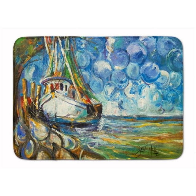 Carolines Treasures JMK1080RUG Crevettes Bateau 101 Machine Lavable Mémoire Mousse Tapis