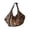 Coffee, variant on Large Capacity Tote Backpack Convertible Shoulder Crossbody With Checkered Pattern