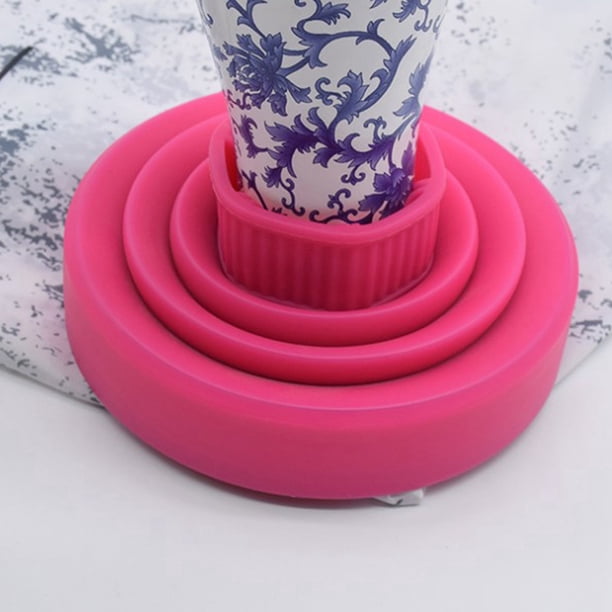Difusor del secador de pelo, difusor del secador de pelo Difusor del pelo del silicón Construcción robusta del difusor del secador de pelo