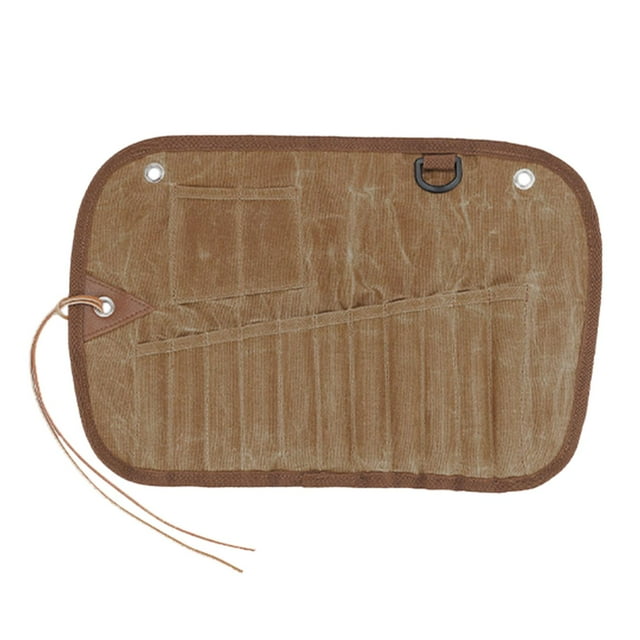jinwen Outdoor Tableware Storage Bag Carry Case for Outdoor Cooking Kitchen Camping 11 hole
