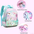 thumbnail image 4 of Mochila Octsky Castle Unicorn Green para niñas, set escolar, 4 of 7