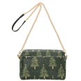 thumbnail image 2 of FORMRS Women Crossbody Purse with Chain Strap Vegan Leather Shoulder Handbag, Hand Drawn Christmas Trees, 2 of 7