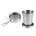 thumbnail image 4 of Material de acero inoxidable taza de acero inoxidable, copa para exteriores portátil de espacio de ahorro, taza colapsable fácil de transportar, para actividades al aire libre, 4 of 7