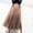 Khaki, variant on Aueoeo Women Tulles Skirt Elastic High Waist Layered Skirt Polka Dots Print Fsahion Mesh A-Line Midi Skirt Khaki S
