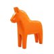thumbnail image 1 of Figura de caballo Dala sueco, escultura animal, artesanía, adorno de escritorio nórdico Naranja, 1 of 9