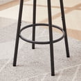 thumbnail image 7 of Cterwk Bar Table Set with 2 Bar Stools PU Soft Seat with Backrest, Gray, 7 of 7
