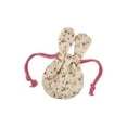 thumbnail image 1 of A Cute Rabbit Ear Floral Drawstring Storage Bag Outdoor Portable Small Bag Easter Drawstring Pouch Nylon Spandex Fabric Style A, 1 of 6