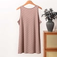 thumbnail image 4 of YHAJDS Womens Pajama Tops Modal Polka Dot Print Sleeveless Crew Neck Cami Soft Loungewear, 4 of 9