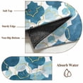 thumbnail image 6 of Area Rug 2 x 3 Ft, Blue Geometric Moroccan Indoor Accent Bathroom Rugs for Kitchen/Laundry Room, Abstract Art Blue Ombre Modern Washable Non-Slip Runner Floor Mat for Entryway, Living Room, 6 of 8