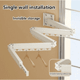 thumbnail image 5 of 360 Folding Shower Curtain Rod with Liner, Wall Mount Bathroom Space Saver for Tub/Stall, Tension or Fixed Mount, 2/3/4/5 Panel (Ivory white, 5-Fold: 200x200cm), 5 of 7
