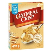 Oatmeal Crisp Breakfast Cereal, Almond, High Fibre and Whole Grains, 437 g