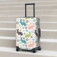 thumbnail image 5 of Uemuo Easter Rabbit Printed Washable Luggage Cover - Fashion Suitcase Protector Fits 18-32 Inch Luggage -Small, 5 of 9