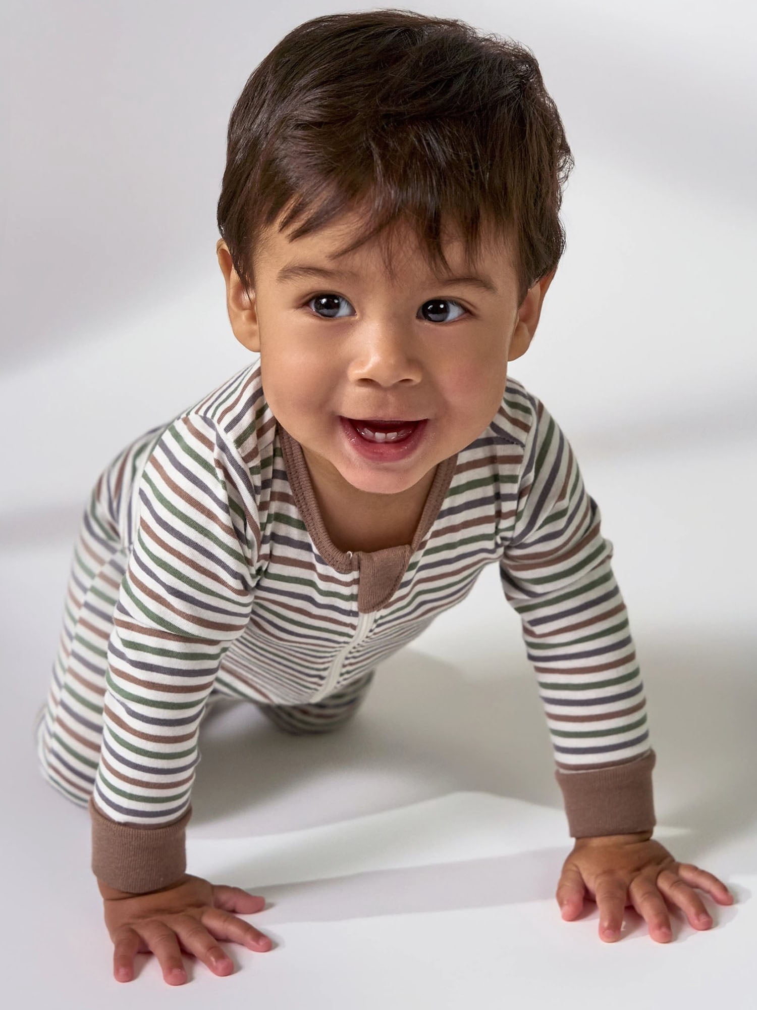 Gerber Baby Neutral Sleep N´ Play 2-Way Zipper Footed Pajamas, 4-Pack, Sizes, Newborn - 6/9 Months