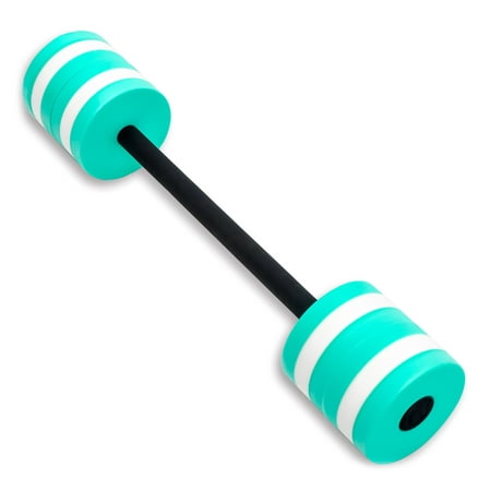 30" Aqua Fitness Swim Bar with Padded Grip (Teal)