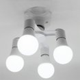thumbnail image 2 of Hugtrwg 3PC 3 en 1/4 en 1/5 en 1 E27 A E27 Base Socket Splitter Lámpara LED (B), 2 of 5