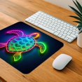 thumbnail image 4 of Neon Turtle Mouse Pad Low Profile Gaming Mat, 4 of 7