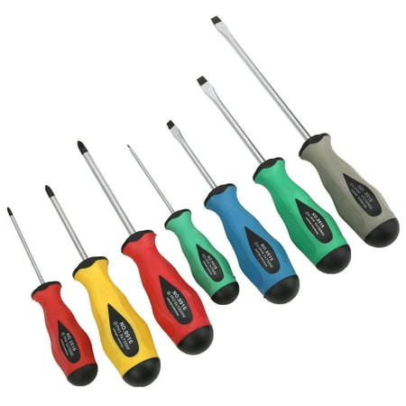 

Durable Slot Screwdrivers Repairing Tool Fine Workmanship 7Pcs Screwdriver Set Alloy Steel Screwdriver Industrial For Home
