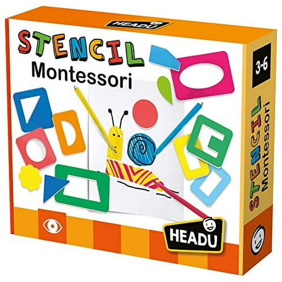 Headu Stencil Montessori Educational Toys for ages 3-6 Years Old