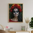 thumbnail image 6 of Diamond Art Kits for Adults - Day Of The Dead Face Paint Flowers 5d Diamond Painting for Adults, Diamond Art for Adults Beginners, Frameless Diamond Painting Kits for Adults for Home Wall Decor, 6 of 7