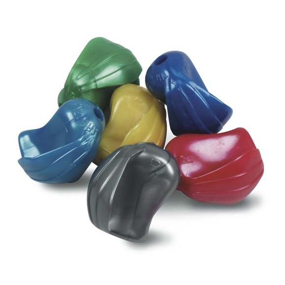 The Pencil Grip Pencil Grips,The Crossover Grip, Aide à l'Écriture Ergonomique Métallique pour Droitiers et Gauchers, Pinces à Crayons Colorées, Couleurs Métalliques Assorties, 36 Unités - TPG-17736