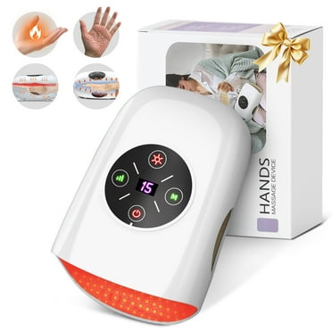 MJK Touch Screen Hand Massager with Heat and Compression Cordless Massager Machine for Arthritis and Carpal Tunnel for Pain Relief and Finger Numbness Relief Gifts