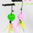 thumbnail image 4 of Cat Teaser Rattan Ball Cat Play Toy Kitten Toy Playing Stick for Cat, 4 of 10