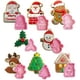 thumbnail image 1 of Cortadores de Galletas Navideños, Moldes de Plástico para Repostería, Diseños Festivos Santa y Muñeco de Nieve, 6,8 x 5,8 x 1,2 cm, Set de Cortadores para Decoración de Galletas, 1 of 4