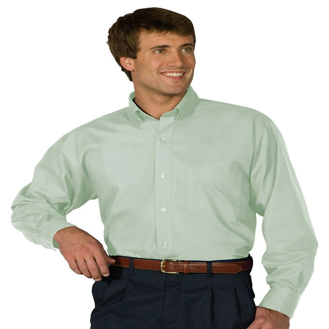 Edwards Men's Big And Tall Easy Care Poplin Shirt, Style 1295