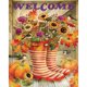 thumbnail image 2 of Cuadros Decorativos Kit de pintura por números imagen de arte al óleo de flor de calabaza DIY decoración de pared para el hogar (B1909) Tmvgtek embutido en tela, 2 of 9