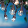 thumbnail image 3 of Mainstays 100-Count Warm White LED G30 Globe String Lights - Brown Wire, 3 of 6