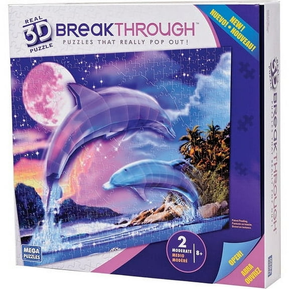 Mega Puzzles 200-Piece 3D Breakthrough Puzzles