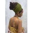 thumbnail image 5 of Envoltura para el cabello para mujeres negras con cabello natural, bufandas grandes elásticas con bordes suaves para trenzas, rastas, 5 of 5