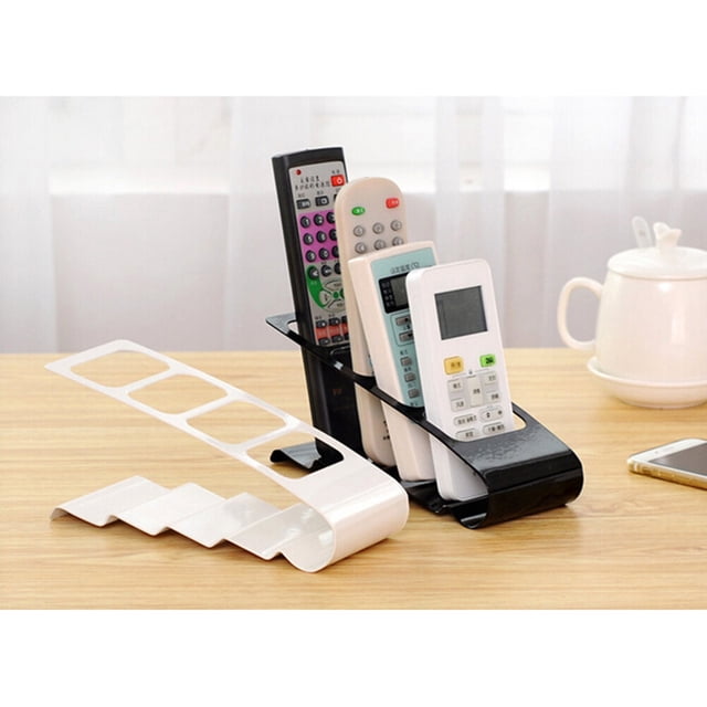 VERDANVERSE Organizer Negro Para Controles TV Con Material Metálico Duradero Y Curvo