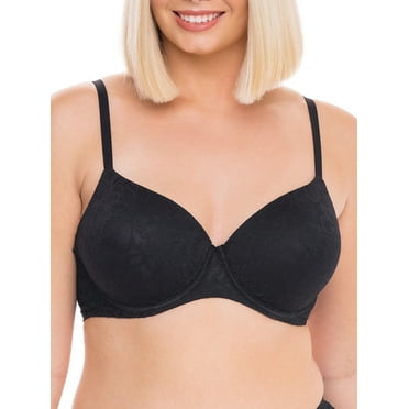 No Boundaries Juniors’ Allover Lace Push Up Bra