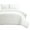 White_ Black, variant on Lush Decor Hampton Double Flange Embroidered Contrast Edge Cotton Comforter Set, 3 Piece Set, Full/ Queen, White & Black - Hotel Bedding Set - Black Trim - White Comforter - Minimalist Decor