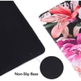 thumbnail image 4 of Large GamingNon-Slip Rubber Base Computer Premium-Textured & Waterproof Mouse Pad for Desk, 35.1 x 15.75-inch 2.5mm Thick, Peony Flower, 4 of 6