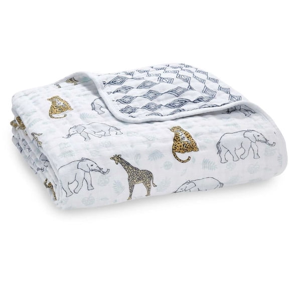 aden   anais, classic dream blanket, jungle - tropical