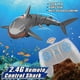 thumbnail image 1 of Batterysharktoy, juguete de tiburón de control remoto, juguete de tiburón de simulación, juguete de tiburón de control remoto, funcionalidad inteligente, 1 of 12